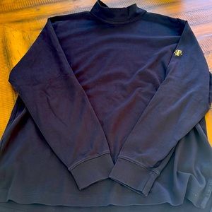 Navy blue golf turtleneck, size large. Worn one time.